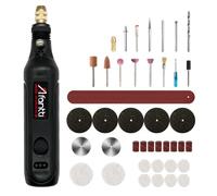 Afantti Mini utensile rotante senza fili, levigatrice per dettagli, smerigliatrice, set con penna per smerigliatura a mano, 101 accessori, per piccoli progetti e artigianato
