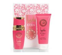 AFAQ Kyra Eau de Parfum 100 ml + Body Lotion 150 ml - Set Profumo Donna Dolce e Sensuale - Fragranza Calda e Avvolgente - Idea Regalo Elegante - Idea Regalo Lussuosa (Sweet)