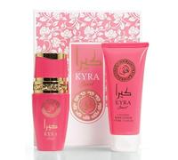 AFAQ Kyra Eau de Parfum 100 ml + Body Lotion 150 ml - Set Profumo Donna Dolce e Sensuale - Fragranza Calda e Avvolgente - Idea Regalo Elegante - Idea Regalo Lussuosa (Sweet)