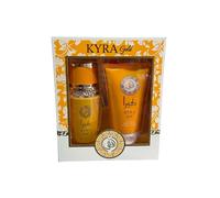 AFAQ KYRA GOLD Set Donna Profumo EDP 100ml + Body Lotion 150ml Fragranza Araba