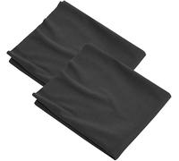AFASOES 2 Pz Tessuto per Casse Audio Tela per Diffusori Acustici Tessuto per Coprire Casse Acustiche 1.7m x 0.5m Stoffa per Casse Acustiche Antipolvere per Altoparlanti Domestici o Grandi (Nero)