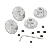 AFASOES 4 Pz Flange di Accoppiamento Giunto a Flangia Diametro Interno 8 mm Connettori di Accoppiamento Flangiato con 8 Viti e 1 Chiave per Fai Da Te e Motori di Modellini Radiocomandati