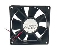 AFB0824SH DC24V 0.33A 80x80x25mm 4000RPM 46.62CFM 2-Pin Built-in cooling fan