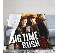 AFBQOPL Big Music Time Music Rush Coperta in morbido pile di flanella calda e accogliente coperta stampata per divano