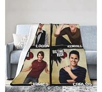 AFBQOPL Big Music Time Music Rush Coperta in morbido pile di flanella calda e accogliente coperta stampata per divano