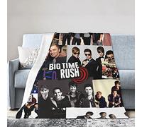 AFBQOPL Big Music Time Music Rush Coperta in morbido pile di flanella calda e accogliente coperta stampata per divano