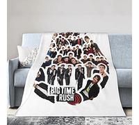 AFBQOPL Big Music Time Music Rush Coperta in morbido pile di flanella calda e accogliente coperta stampata per divano