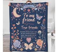 AFBQOPL Coperta con scritta in inglese "to my daughter", coperta con fiori per mia figlia, regalo per la festa della mamma, regalo di compleanno per mia figlia, coperta in flanella super morbida