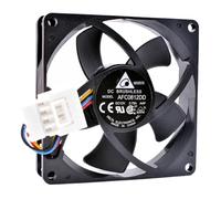 AFC0812DD Ventola di raffreddamento for server con grande volume d'aria, 8 cm, 80 mm, 12 V, 0,75 A, doppio cuscinetto a sfere