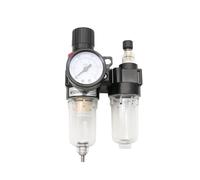 AFC2000 1/4 Compressore d'aria Filtro separatore acqua olio Regolatore Trappola Valvola di riduzione della pressione dell'aerografo(AFC-EU(SMPM20))