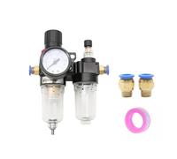 AFC2000 1/4 Compressore d'aria Separatore olio-acqua Filtro Regolatore Trappola Pistola a spruzzo Valvola di riduzione della pressione(PC 6mm Fitting)