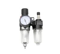 AFC2000 AFR2000 + AL2000 G1/4 air compressor oil and water separator air filter is used to reduce the pressure valve regulator(PC 6mm Fitting)