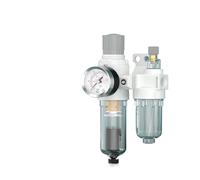 AFC2000 - Separatore di olio e acqua, compressore d'aria, processore della sorgente d'aria, triplo riduttore di pressione pneumatico, filtro regolatore (bianco AFR2000 Automatic Drain, 8 mm)