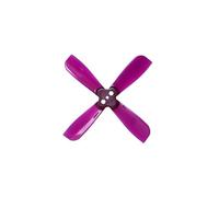 AFCAHEH 4 Coppie 2035BN 2035 2X3.5X4 elica for PC a 4 Pale da 2 Pollici con 3 Fori for droni RC FPV Racing Freestyle con stuzzicadenti da 2 Pollici(4Pairs Purple)