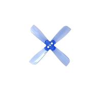 AFCAHEH 4 Coppie 2035BN 2035 2X3.5X4 elica for PC a 4 Pale da 2 Pollici con 3 Fori for droni RC FPV Racing Freestyle con stuzzicadenti da 2 Pollici(4Pairs Blue)