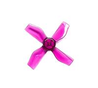 AFCAHEH 4 Coppie 8 Pezzi di Albero da 0,8 mm a 4 Pale for Motore brushless a Tazza Cava 1220 1,2x2,0x4 31 mm elica CCW/CW for Drone RC, Parti di aeroplani(Through Purple)