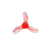 AFCAHEH 4 Coppie 8 Pezzi di Albero da 0,8 mm a 4 Pale for Motore brushless a Tazza Cava 1220 1,2x2,0x4 31 mm elica CCW/CW for Drone RC, Parti di aeroplani(Through Red)