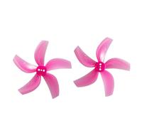 AFCAHEH 4 Coppie 8 Pezzi for elica D63 intubata da 63 mm e 2,5 Pollici a 5 Pale for droni RC FPV Racing Freestyle Stuzzicadenti Cinewhoop Duct(Pink)