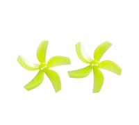 AFCAHEH 4 Coppie 8 Pezzi for elica D63 intubata da 63 mm e 2,5 Pollici a 5 Pale for droni RC FPV Racing Freestyle Stuzzicadenti Cinewhoop Duct(Gelb)