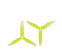 AFCAHEH 4 Pezzi/2 Coppie for elica Hurricane 51366 MCK ReV3 for 6S con Motori ad Alto KV 2306 2207, eliche multirotore for PC, Aeroplano RC(Radioactive Yellow)