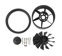 AFCAHEH Accessorio for Giocattoli RC Parti RC Aerei RC Ventola canalizzata da 50 mm Elica a 12 Pale Ventola canalizzata for Motore da 3300/4000/4600/5000 KV(Reverse Paddle)