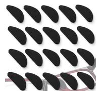 AFCJLTO Naselli in Silicone, 20 pcs Naselli Antiscivolo in Silicone per Occhiali, Comodi e Adesivi, Cuscinetti per Occhiali da Sole, Proteggono il Naso e Prevengono Lo Scivolamento