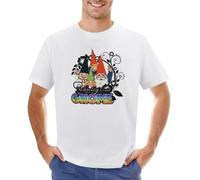 AFCURBU Kingdom of The GNOME David The GNOME 80s 90s Tribute T-Shirt White 3XL