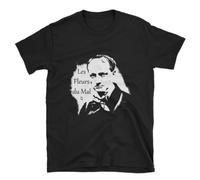 AFCURBU Les Fleurs du Mal - Baudelaire - Tribute t-Shirt Black 3XL