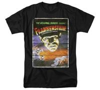 AFCURBU Movie Poster Frankenstein T-Shirt Black M