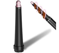 AFDD Curling a cilindro lungo per attacco Shark Flex Style, bigodini conici da 0,78-3,6 cm, compatibili con Shark FlexStyle HD435/430, barile auto-arricciante con entrambe le direzioni, nero oro rosa
