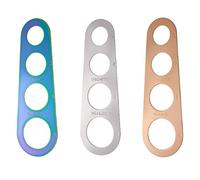 afdg Misuratore di Spaghetti, 3 Pezzi Righello degli Spaghetti, Misuratore di Tagliatella per Il Controllo Quantitativo della Quantità di Spaghetti, Adatto per Cucine Familiari, Ristoranti (3 Colori)