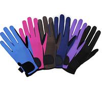 AFE Guanti per bambini per ragazze e ragazzi Guanti da equitazione unisex Guanti da sport da ciclismo per bambini (nero, S)