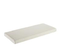 AFEBOO Cuscino per panca a 2/3 posti, per interni ed esterni, per dondolo da giardino, morbido e lavabile, per patio, cucina (beige, 40 x 40 x 5 cm)