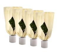Afenau Cappuccio Protezione Piante, 4 Pezzi 80 * 60cm Telo Copri Piante Inverno con Cerniere, Telo per Piante Inverno Antigelo, Protezione Invernale per Le Piante per Piante in Vaso, Palme, Ulivi