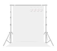 Afenau Sfondo Fotografico Bianco, 2 X 3 M Telo Bianco Fotografico con 4 Chiodi, Poliestere Sfondo per Foto, Sfondi Fotografici per Studio Fotografico, Servizio Fotografico, Video, Fotografia di Moda