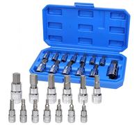 AFEPHE Set di chiavi a bussola esagonali da 13 pezzi, set di bussole esagonali interne per chiavi dinamometriche e trapani (2 mm- 14 mm)