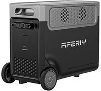AFERIY Batteria di estensione LiFePO4 3840Wh compatibile con P310 PRO, ricarica solare e di rete, uscite USB-A e Type-C, max 4000W, ruote e manico telescopico, batteria portatile 3840Wh