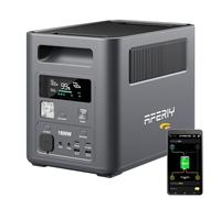 AFERIY Centrale Elettrica Portatile 1800 W Generatore Corrente Solare 1048 Wh Generatori Solari Batteria LiFePO4 Portable Power Station Ricarica Rapida In 1 Ora Per Casa Viaggi Campeggio