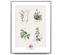 aFFa frames Plastica cornice Elegante Design classico adatto per immagini Poster Diplomi Certificati di Laurea 40x60 cm Colore Argento