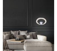 Affascinante 24W LED Da Parete Luce Lampada Cucina Cromo Acrilico Satinato