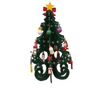 Affascinante Albero di Natale Artigianale in Legno Cattura l'Essenza della Gioia