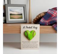 Affascinante baseball a forma di cuore | Decorazioni per feste a tema sportivo con carte | Tasca da baseball da collezione - per familiari, amici, bambini, adulti, ragazze, donne, insegnanti e