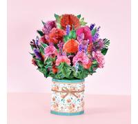 Affascinante biglietto di auguri floreale 3D per inviare amore alla mamma per la festa della mamma (B)