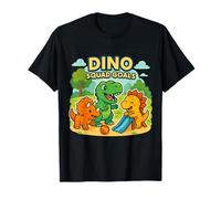 Affascinante Dino Squad Goals Avventura per bambini e Dinosaur Fa Maglietta