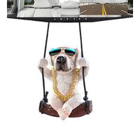 Affascinante specchio vista di vista, cane swing per specchio auto, Accessori di fascino dello specchietto retrovisore, Accessori interni auto per camion Van RV Bedan Bedroom Home