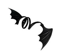 Affascinante stile punk ala di pipistrello collana di colore nero accessorio di moda per forniture di feste, abbigliamento casual, uso quotidiano, partito gioielli collana, Taglia unica, come