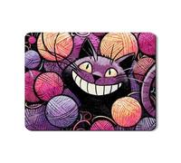 Affascinante tappetino scolapiatti per bancone della cucina, fantasioso gatto viola assorbente in gomma scolapiatti tappetino scolapiatti tappetino per asciugare il tappetino per asciugare il bancone