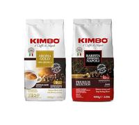affè in grani Kimbo: Aroma Gold 100% Arabica e Espresso Napoli 1 kg x 2