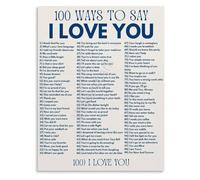 Affection Expressions Poster Romantic Wall Decor