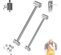 Affectionk, Prosperousk Adjustment Tool, Door Hinge AdjustmentTool, Hinge Hole Adjustment Wrench, Adjustable Hinges, Double Headed Seam AdjustmentTool, Ergonomic Design for Easy Repair (S+L)